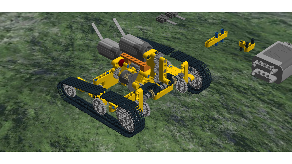LEGO MOC-4540 IR Remote Control Tank Prototype by morphious ...