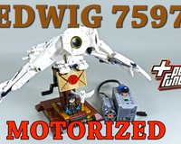Motorizing Hedwig in less than a minute. LEGO 75979 MOD