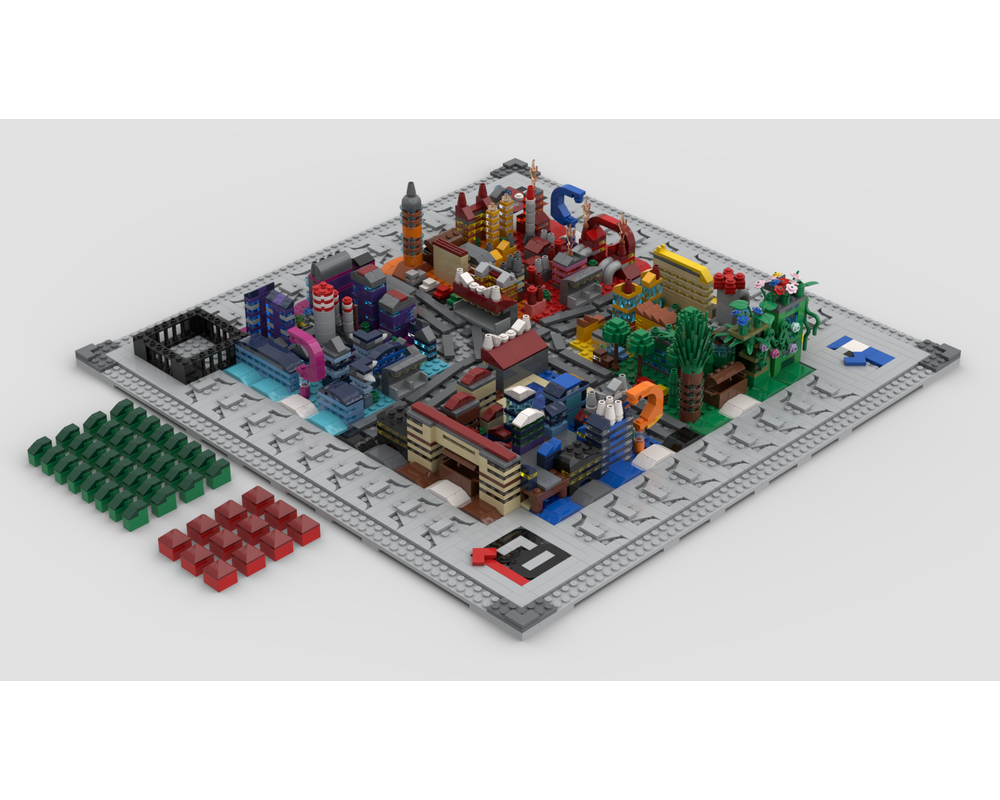 Download LEGO MOC-45498 Monopoly City (Other 2020) | Rebrickable - Build with LEGO