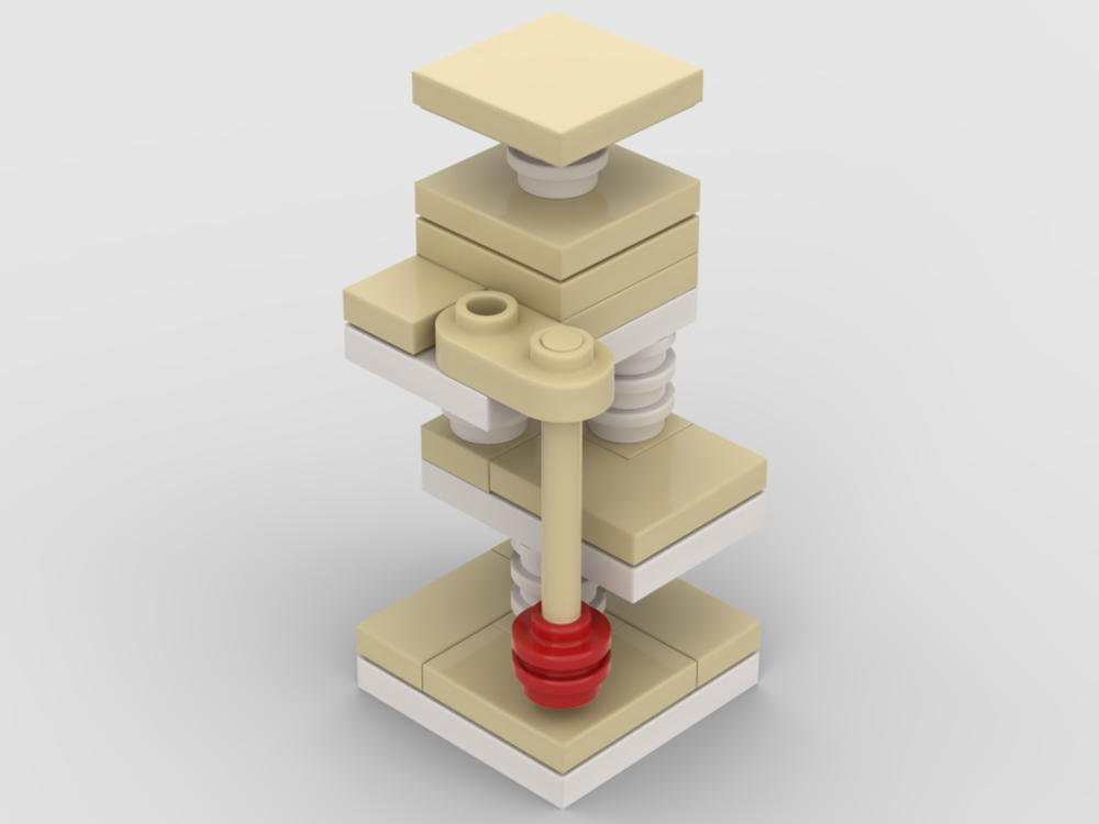 LEGO MOC Cat Tree by ecureuils Rebrickable Build with LEGO