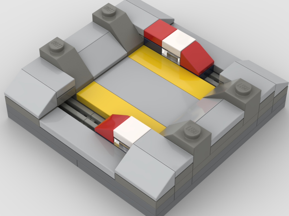 LEGO MOC Microscale Subway by ecureuils | Rebrickable - Build with LEGO