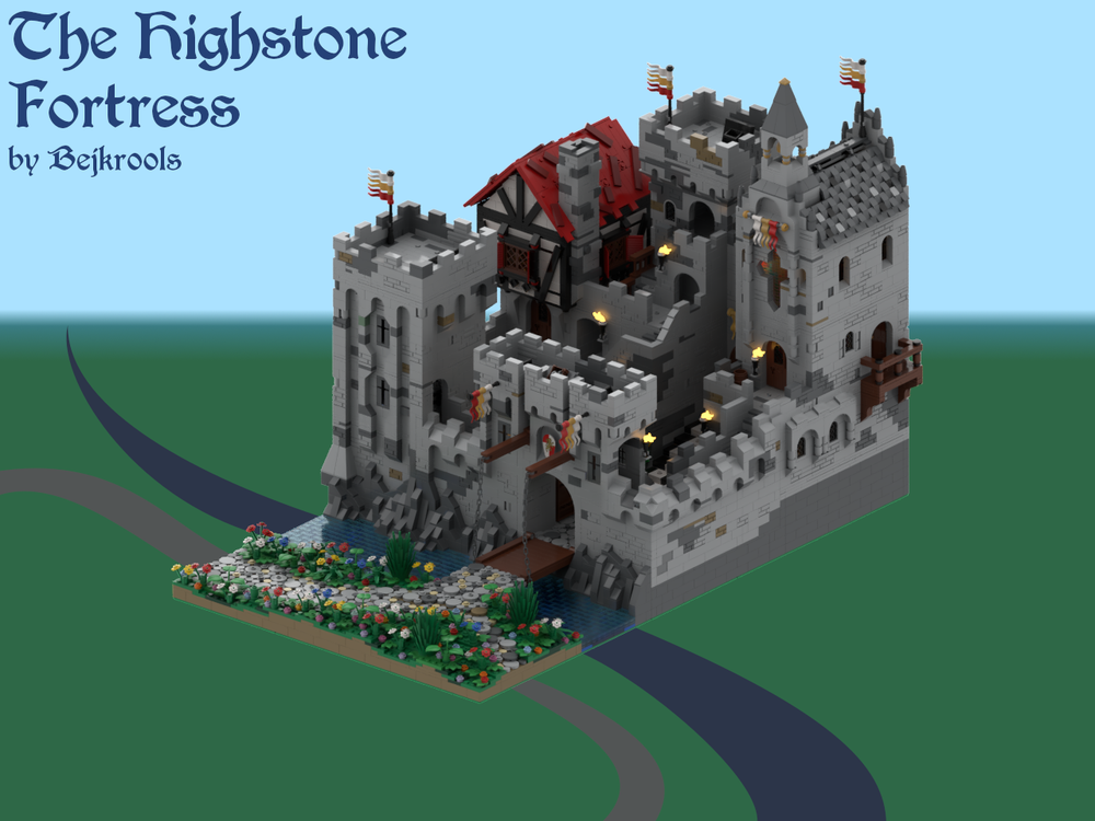 LEGO MOC The Highstone Fortress by Bejkrools | Rebrickable - Build 
