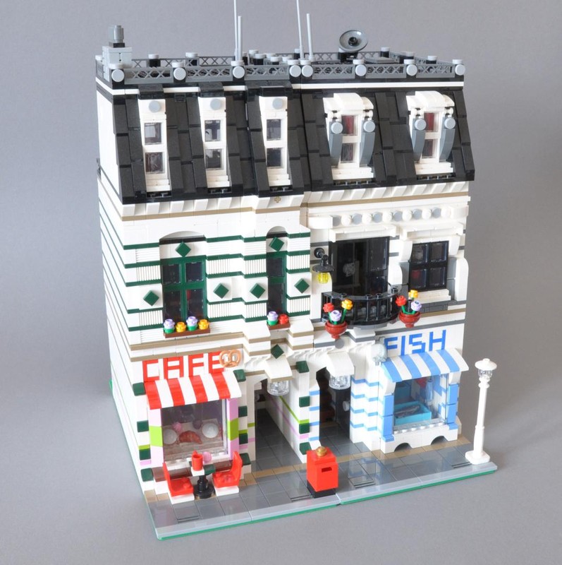 LEGO MOC Modular Bakery and Fishmonger by peedeejay | Rebrickable ...