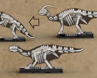 Parasaurolophus & Iguanodon Skeleton - Alternative Build for 21320 Dinosaur Fossils