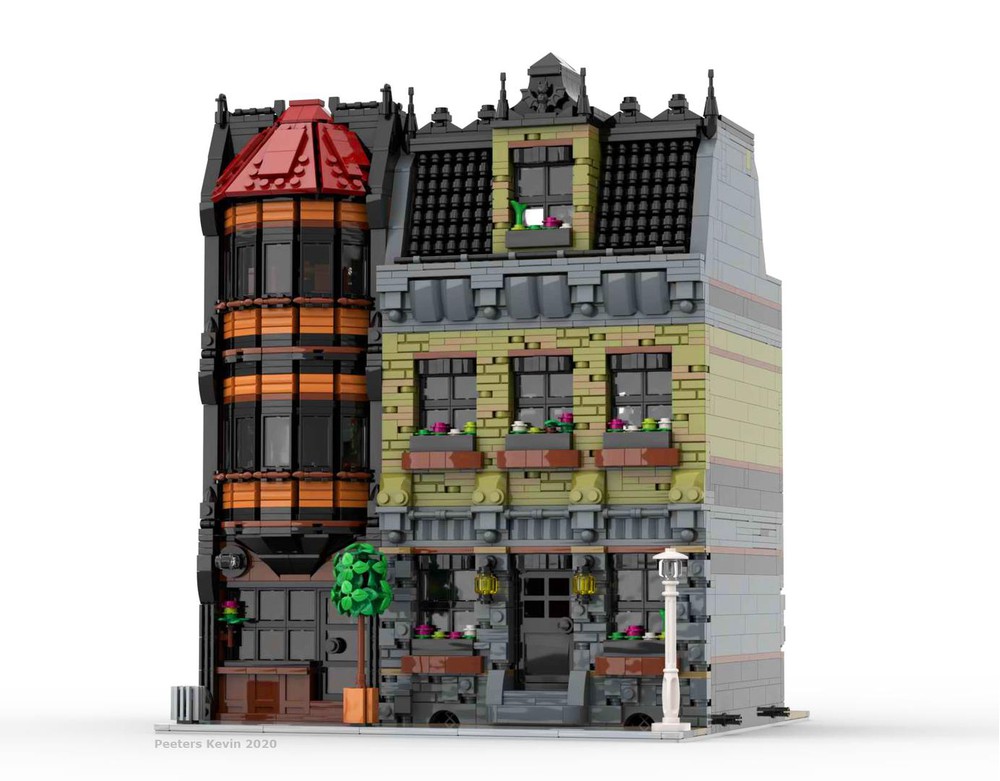 LEGO MOC OliveMansion&Pub - Modular by PeetersKevin | Rebrickable ...