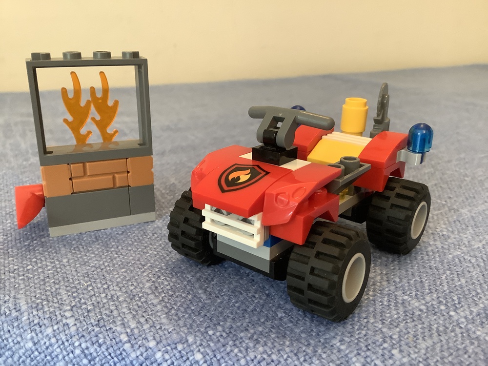 LEGO MOC Fire Quad-bike by alexayres | Rebrickable - Build with LEGO