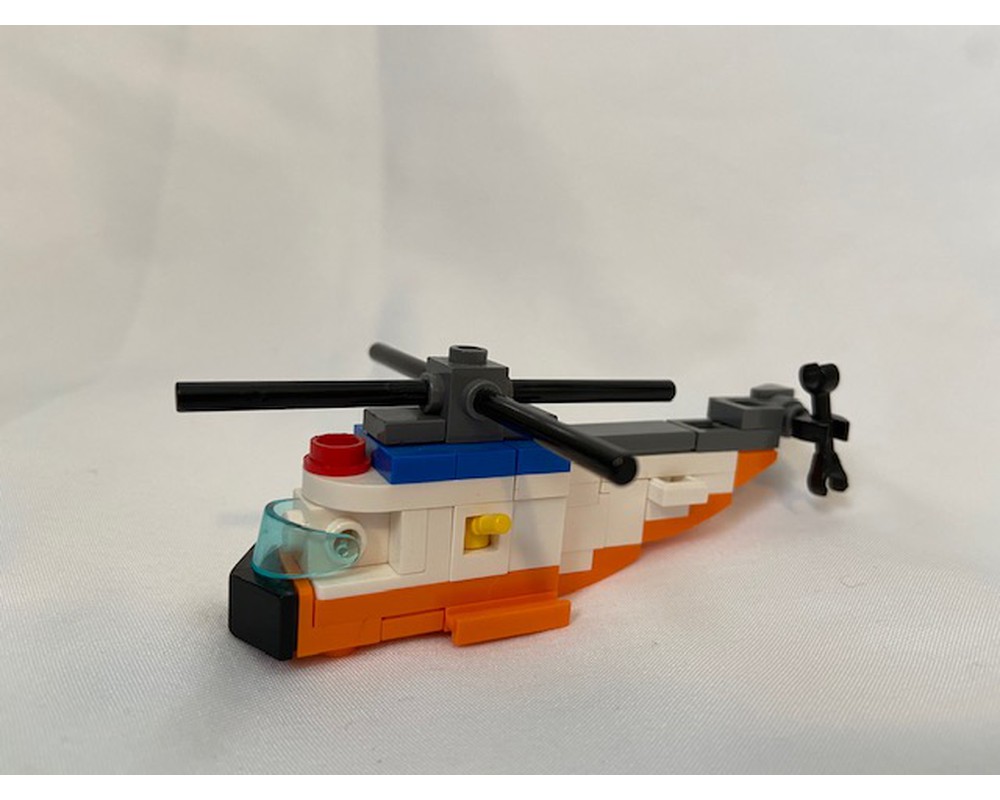 LEGO MOC Micro Coast Guard Helicopter by adam0904 | Rebrickable - Build ...