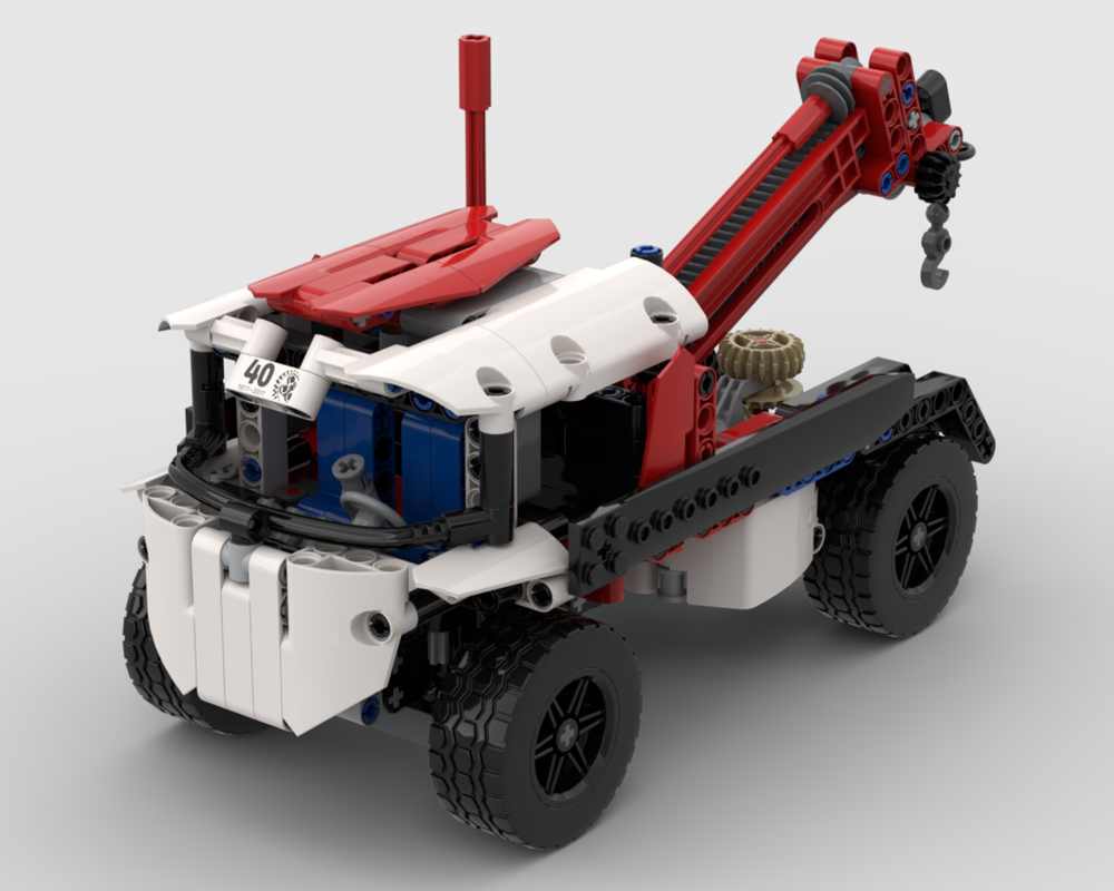 secțiune Facețio grea Ar trebui să  LEGO MOC Tow Truck (Technic 42092 + 42061) by Zukasa | Rebrickable - Build  with LEGO
