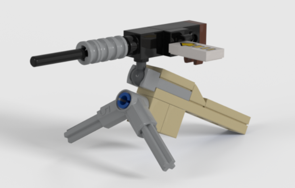 LEGO MOC Japanese TYPE 92 Heavy Machine Gun with Tripod by R and J ...