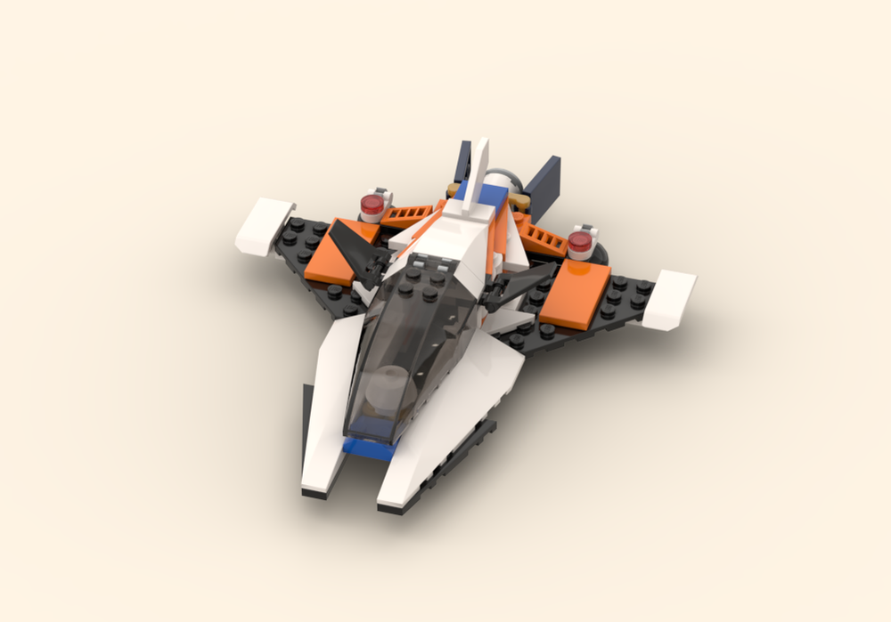 LEGO MOC [freemium] 60224 Mars Experimental Shuttle 2152 by modelar | Rebrickable - with LEGO