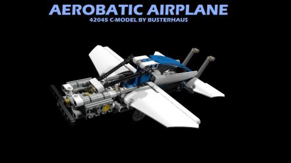 LEGO MOC 42045 C-Model - Aerobic Airplane by BusterHaus 
