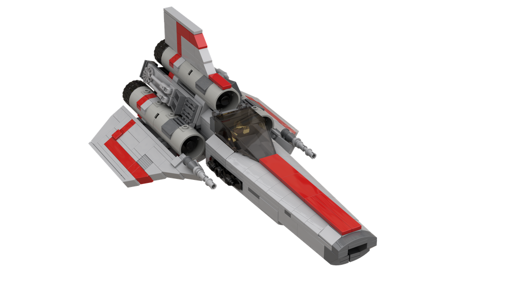 LEGO MOC Colonial Viper MK1 Version Gray by apenello