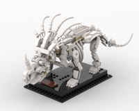 MOC - Styracosaurus Skeleton - Alternative Build for 21320 Dinosaur Fossils