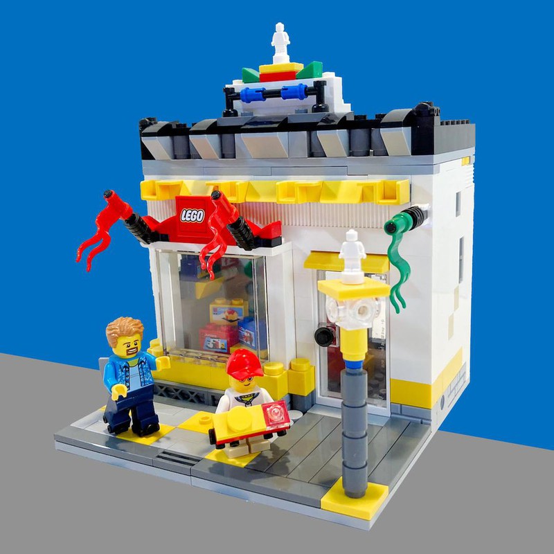 MOC Modular Lego Brand Store by underthebricks | Rebrickable Build with LEGO