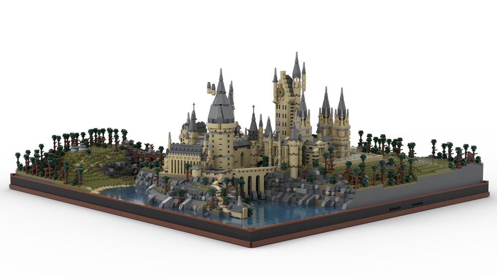Lego Moc Harry Potter Hogwarts Castle Epic Detailed Build By Citizenfive Rebrickable Build With Lego