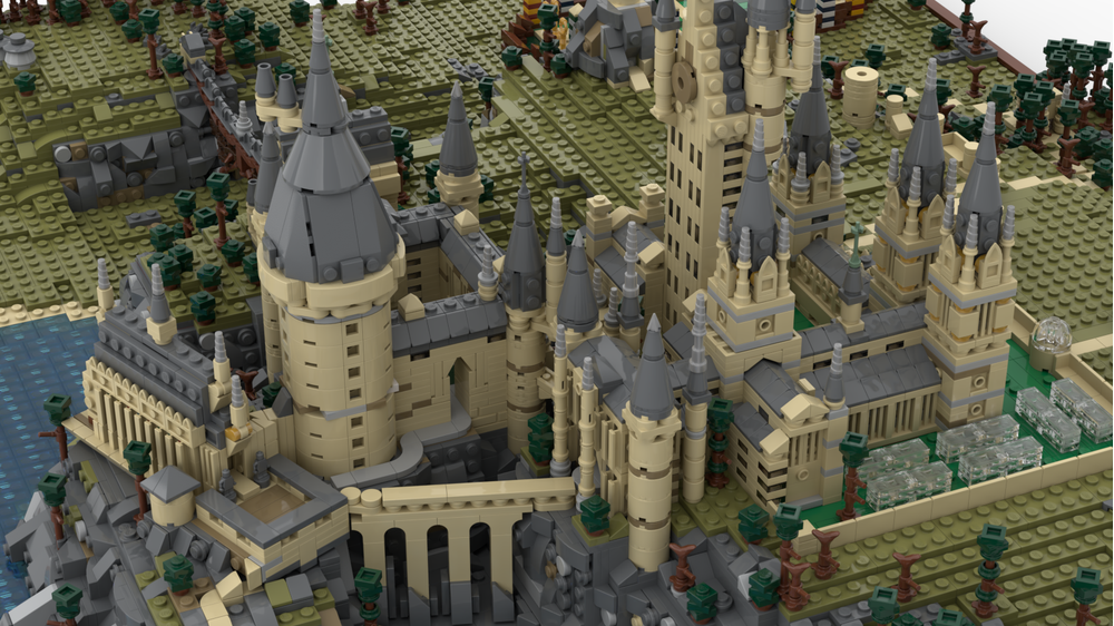 Lego Moc Harry Potter Hogwarts Castle Epic Detailed Build By 