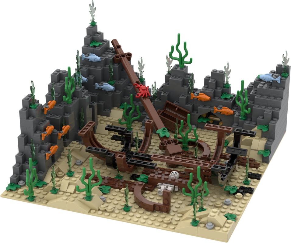 lego shipwreck moc