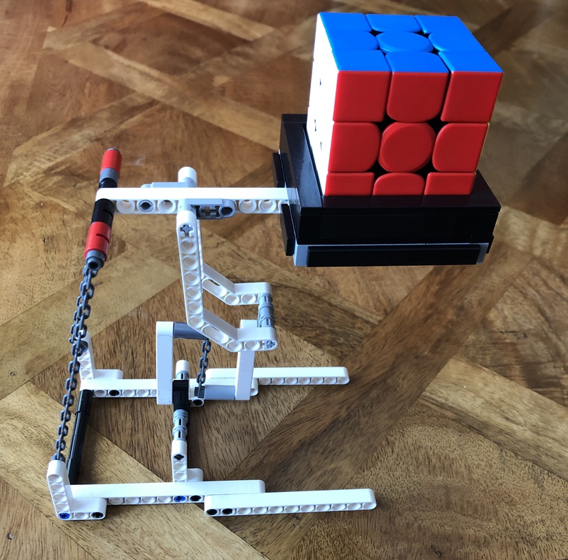 LEGO MOC Tensegrity GAN cube stand by Big Brix