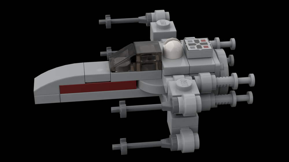 miniature lego x wing