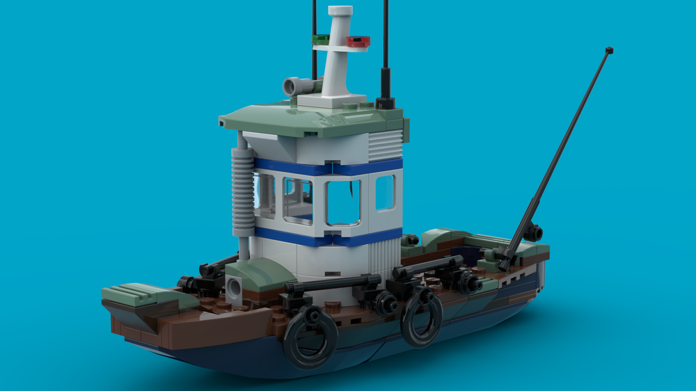 LEGO MOC Old Fishing Store Boat by TOB1bricks