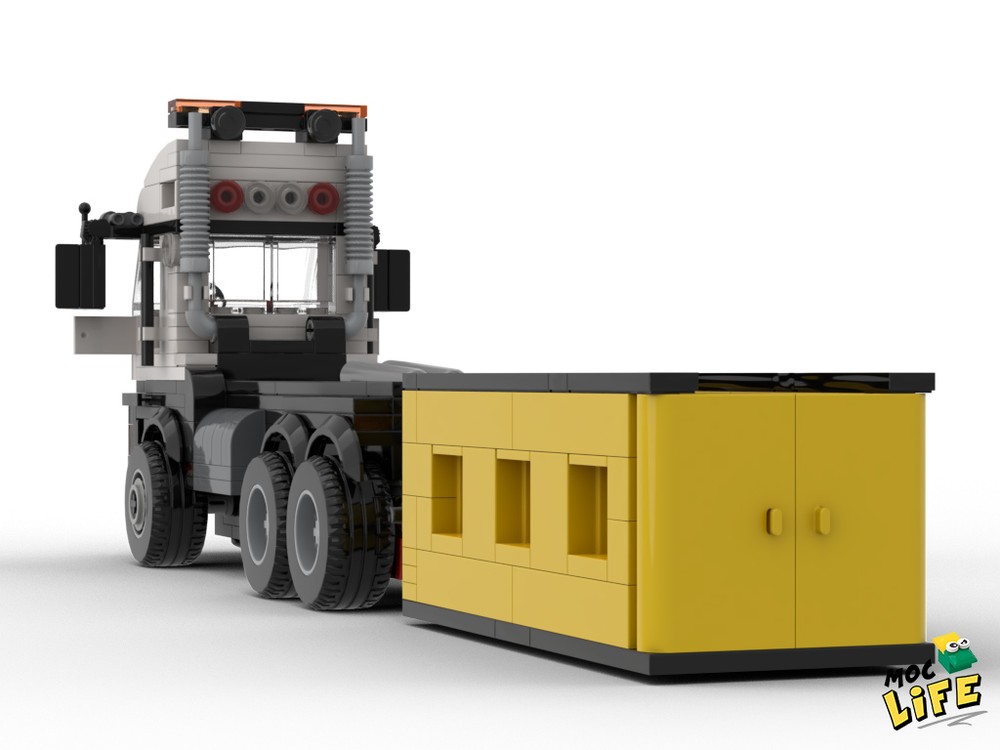LEGO MOC-46106 Scania lift container by MocLife | Rebrickable - Build ...
