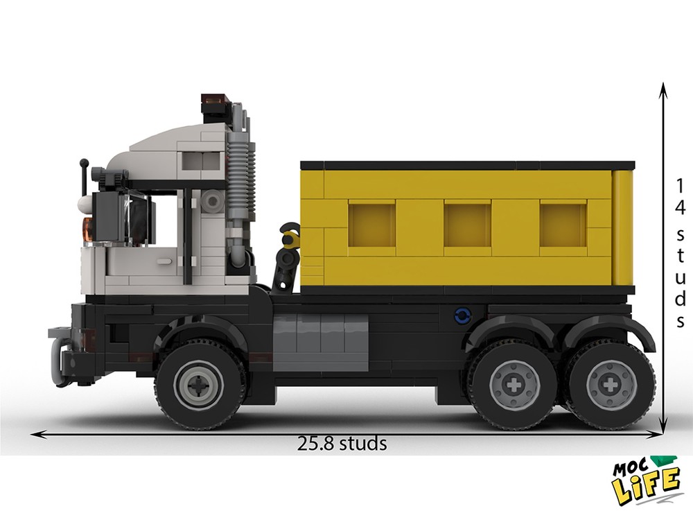 LEGO MOC-46106 Scania lift container by MocLife | Rebrickable - Build ...