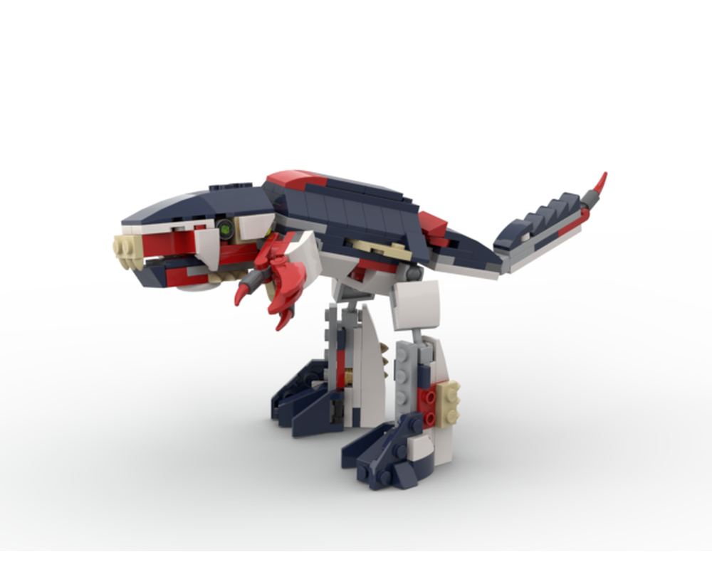 LEGO MOC-46122 Bipedal Dinosaur (Creator > Basic Model > Creature 2020 ...