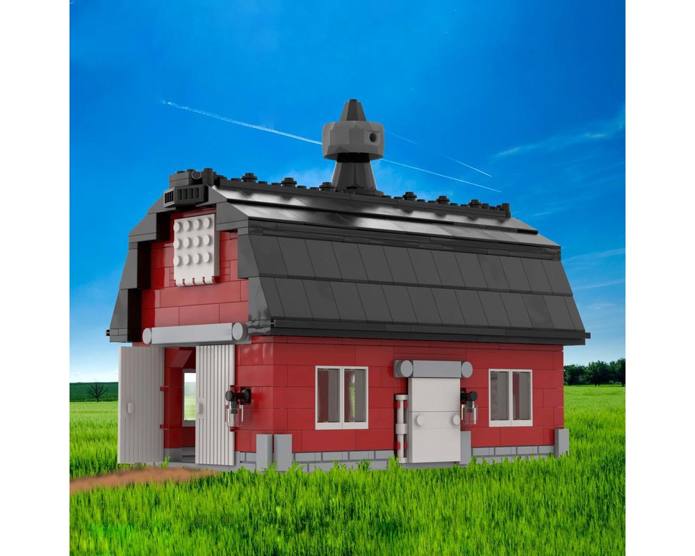 LEGO MOC Red Barn Minifigure Scale by Galaxy12_Imports | Rebrickable ...