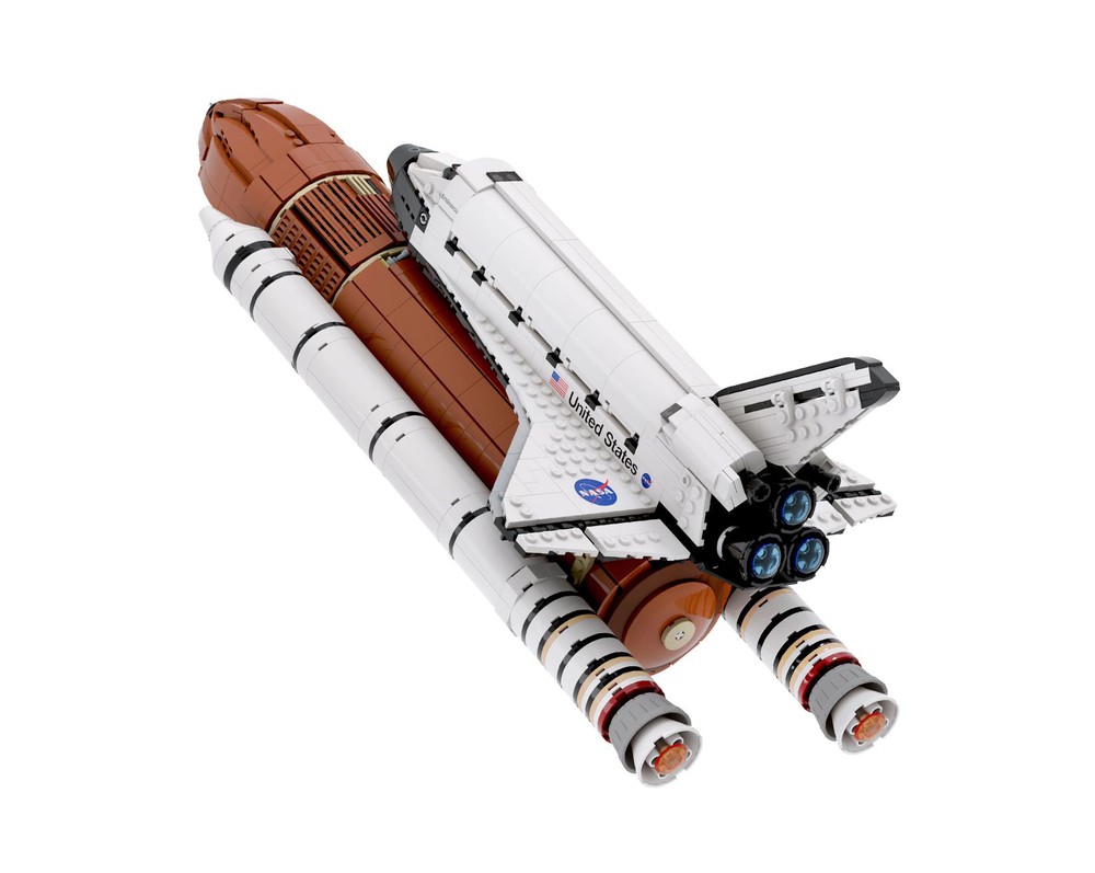 LEGO MOC Space Shuttle (1:110 Scale) by KingsKnight | Rebrickable ...