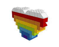 10696 Rainbow Heart