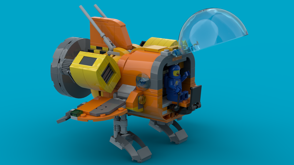 LEGO MOC PUG-Z Ship from "LEGO Worlds" by TOB1bricks | Rebrickable