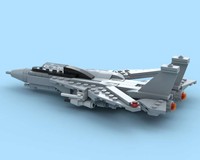 ZITIANYOUBUILD MOC-121573 - F-14 Tomcat Fighter - 2239 Pièces - Set Compatible LEGO