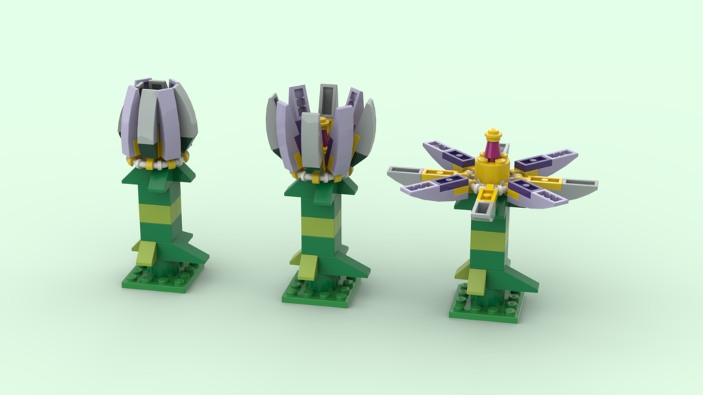 LEGO MOC 11011 Flowers by TheLuckyOne