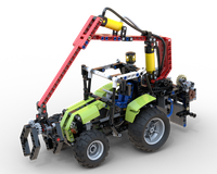 LEGO MOC 8049 alternate Model - Forestry Tractor by B4