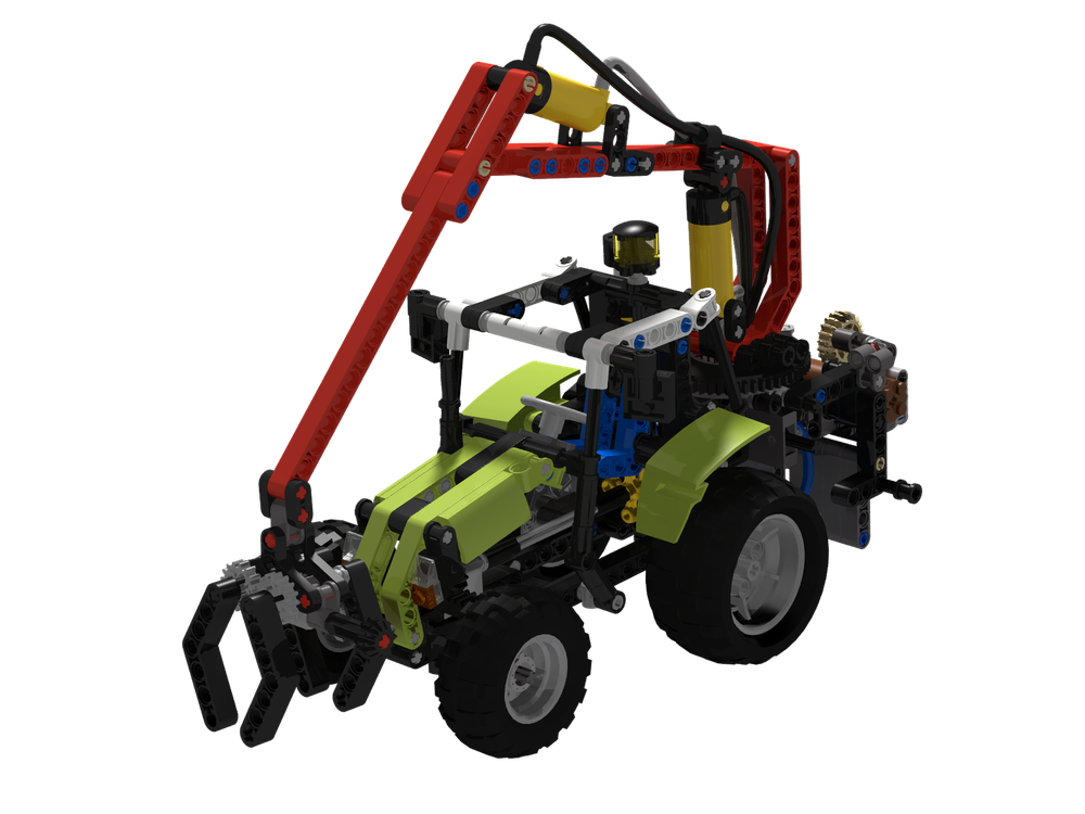 LEGO MOC 8049 alternate Model - Forestry Tractor by B4 | Rebrickable ...