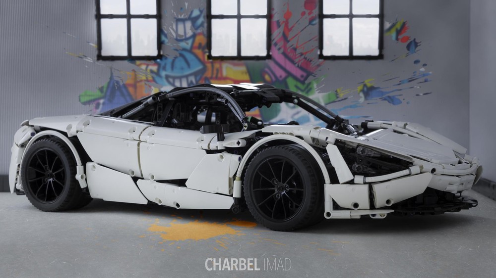 LEGO MOC 1:8 Mclaren 720S by Charbel Rebrickable Build with LEGO