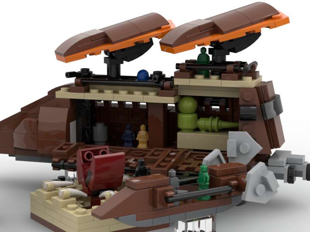 LEGO MOC Jabba's Sail Barge Mini - Episode VI by 6211 | Rebrickable ...