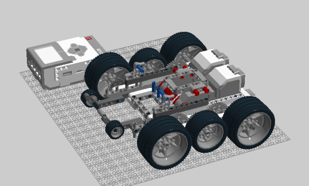 LEGO MOC-46947 Ev3 All Wheel Car by veneno221mph | Rebrickable - Build ...