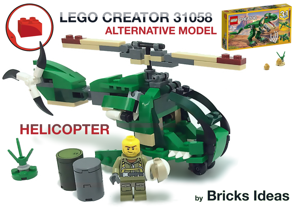 lækage Ernæring letvægt LEGO MOC LEGO MOC Helicopter - LEGO CREATOR 31058 alternative build  tutorial by Bricks Ideas | Rebrickable - Build with LEGO