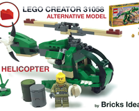LEGO MOC Helicopter - LEGO CREATOR 31058 alternative build tutorial