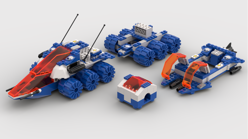 LEGO MOC 6957 - Solar Snooper - Ice Planet Color Scheme by