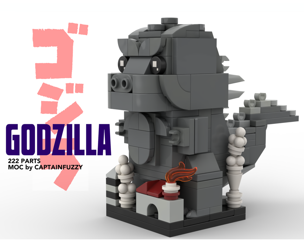 how to build a lego godzilla easy