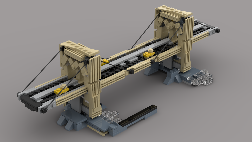 LEGO MOC Brooklyn Bridge (Alternate build of 21028 NY Skyline) by