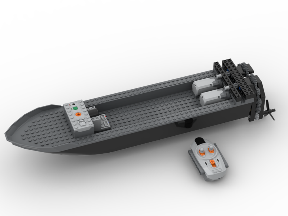 Slud tekst tuberkulose LEGO MOC RC Boat by NicoW | Rebrickable - Build with LEGO