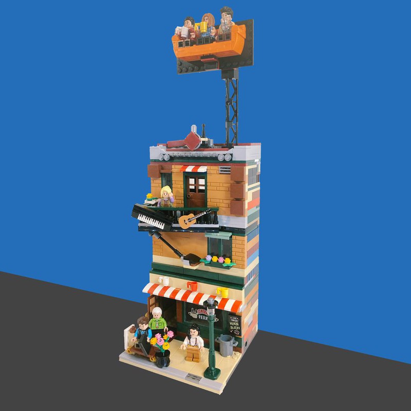 House Of Friends (21319 Central Perk Alternative Build) LEGO MOC ...