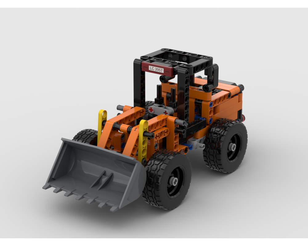 LEGO MOC Technic Front-Bucket Loader by Mumulego | Rebrickable - Build ...