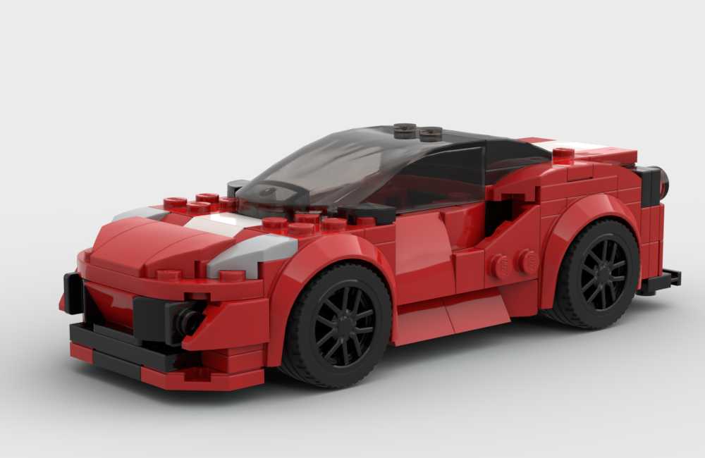 LEGO MOC Ferrari 488 Pista by Fakhri 