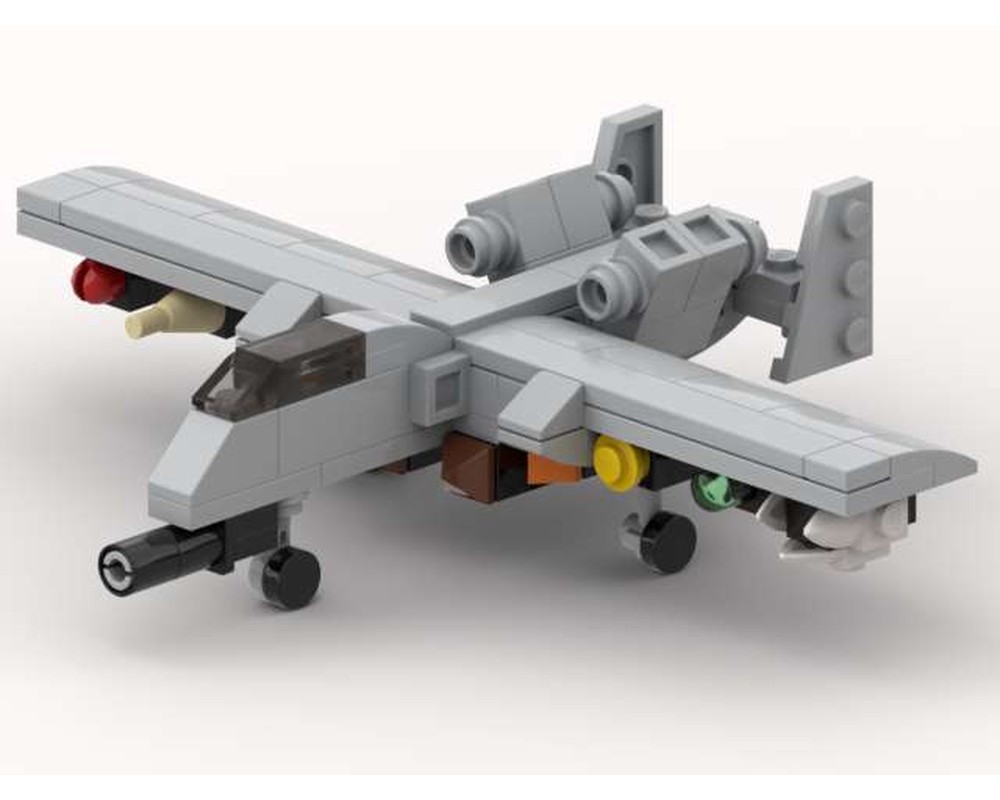 LEGO MOC A-10 Thunderbolt (''Warthog'') mini v4 by meregt | Rebrickable
