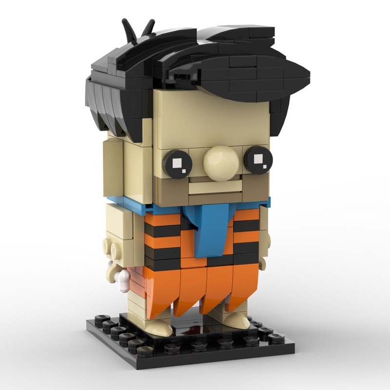 Custom LEGO: Fred Flinstone Gets Crazy - and a Tattoo!