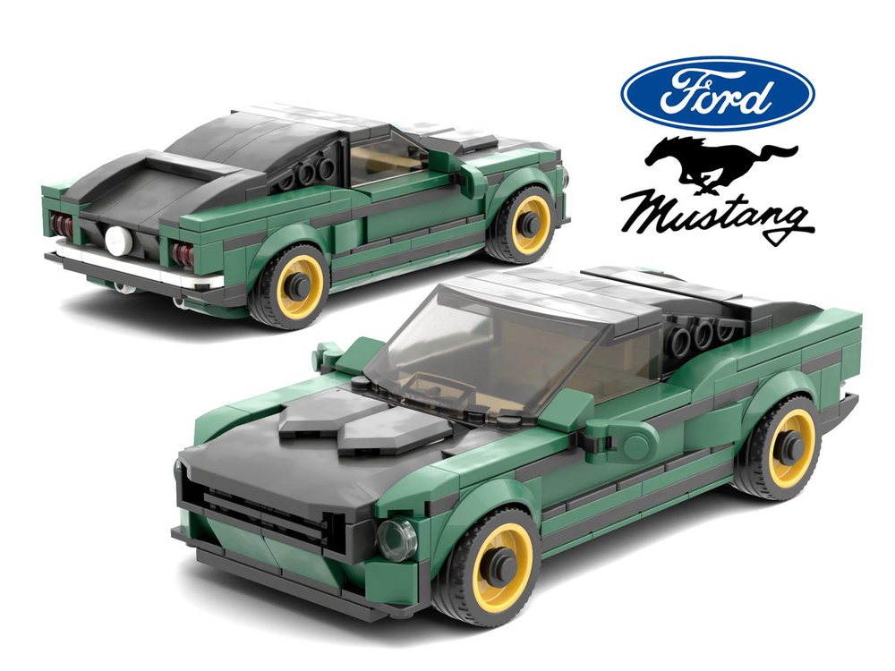 Grote hoeveelheid Conceit metaal LEGO MOC 1968 Ford Mustang (75884-1) 8 Stud Wide by LeoKite | Rebrickable -  Build with LEGO